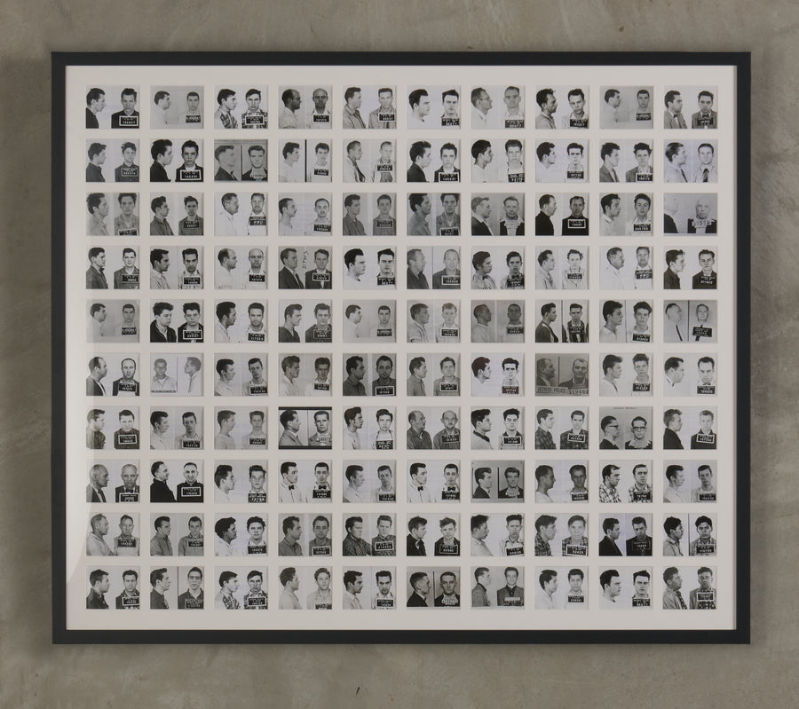 '100 GUYS WHO LOST THEIR WAY ' COLLECTION OF VINTAGE MUGSHOTS