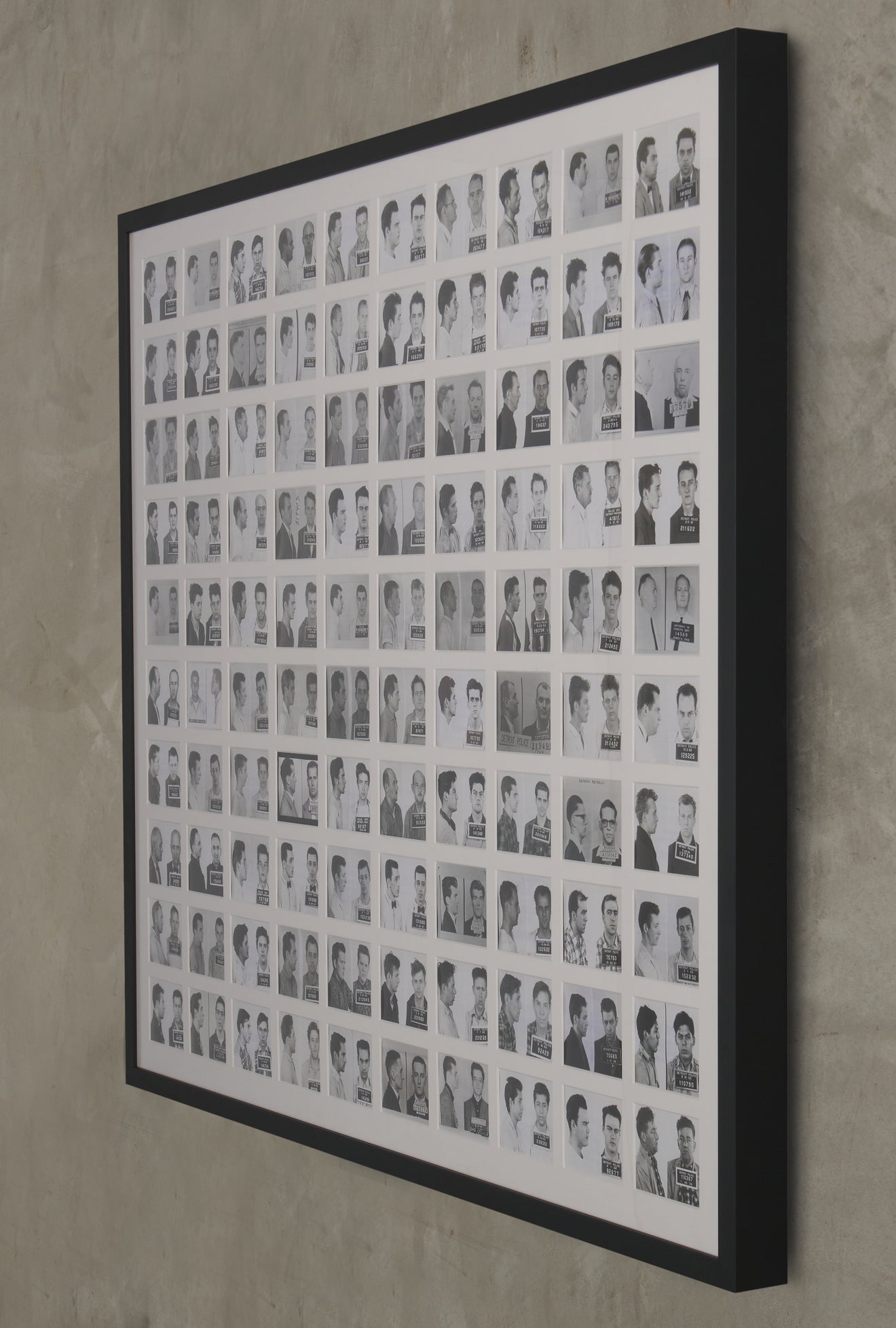 '100 GUYS WHO LOST THEIR WAY ' COLLECTION OF VINTAGE MUGSHOTS