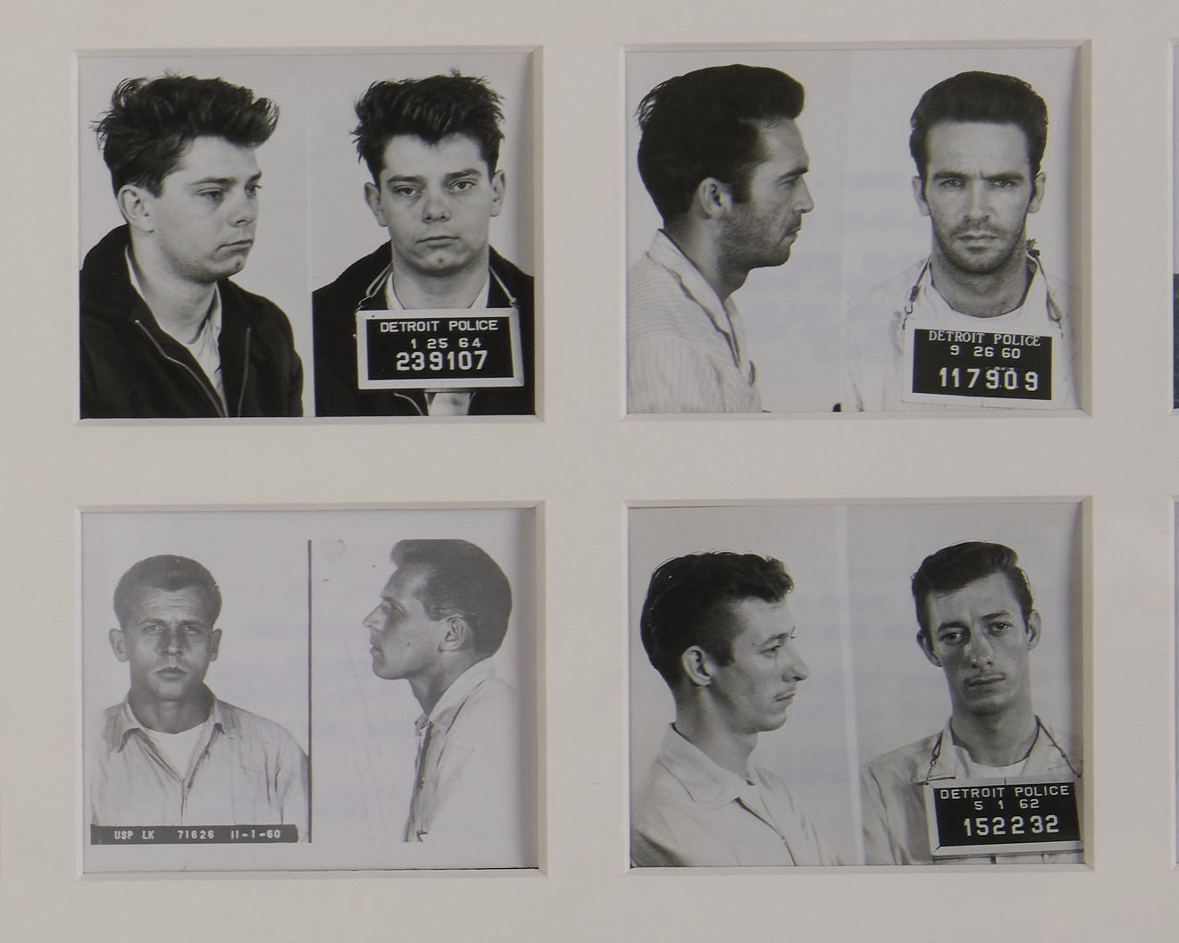 '100 GUYS WHO LOST THEIR WAY ' COLLECTION OF VINTAGE MUGSHOTS