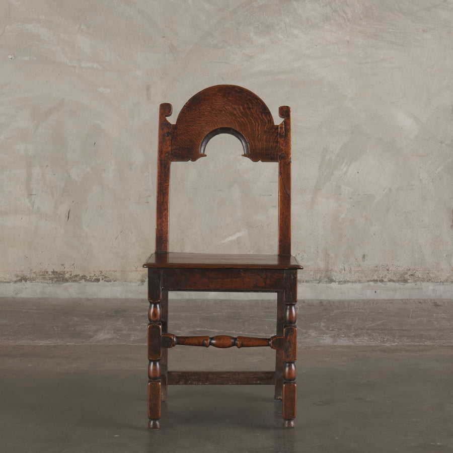 19TH C ENGLISH HALL CHAIR