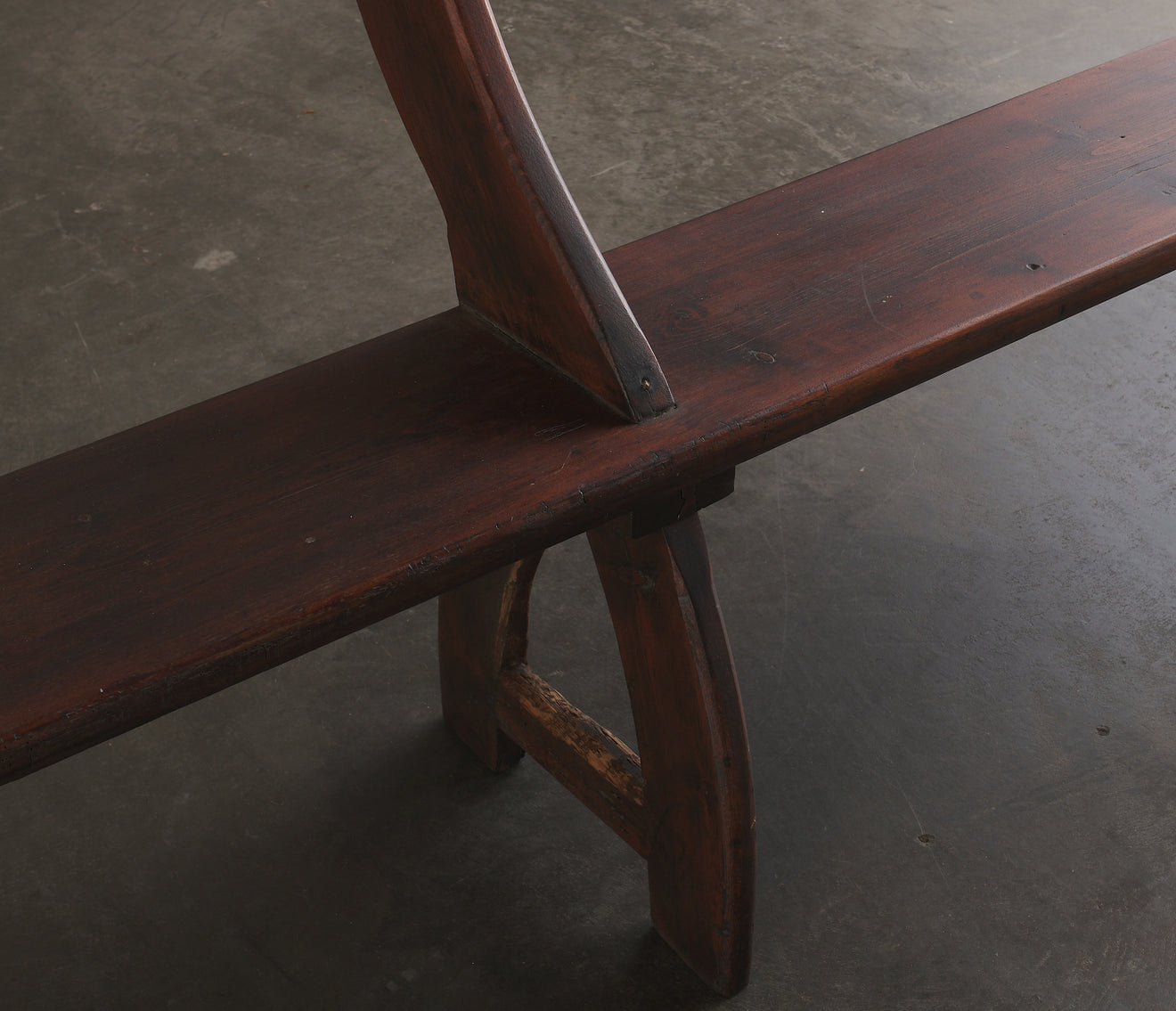 WISHBONE HALL BENCHES, 19TH CENTURY