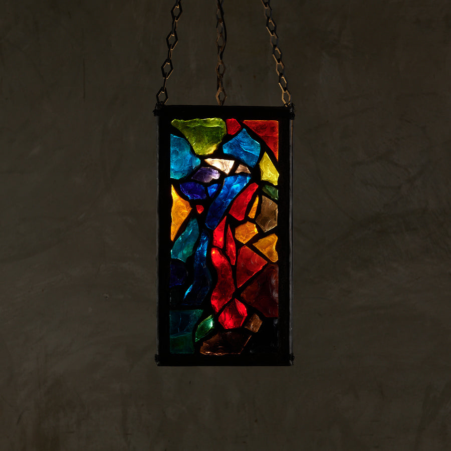 3-SIDED HANGING FIXTURE IN THE MANNER OF POLIARTE