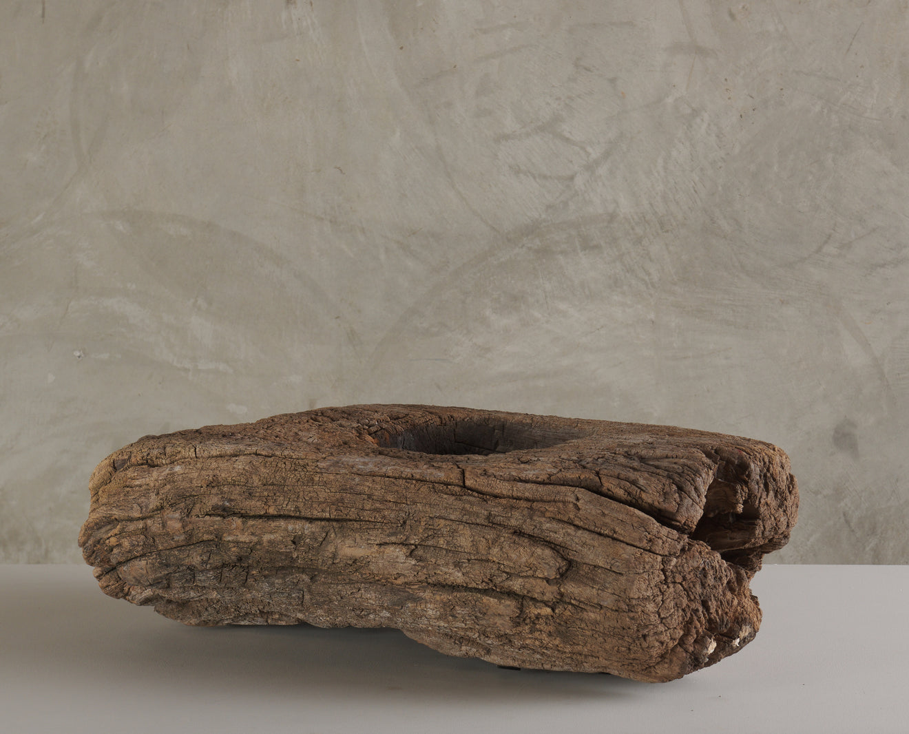 ANTIQUE TURKISH WELL WEATHERED ARCHITECTURAL FRAGMENT/MORTAR