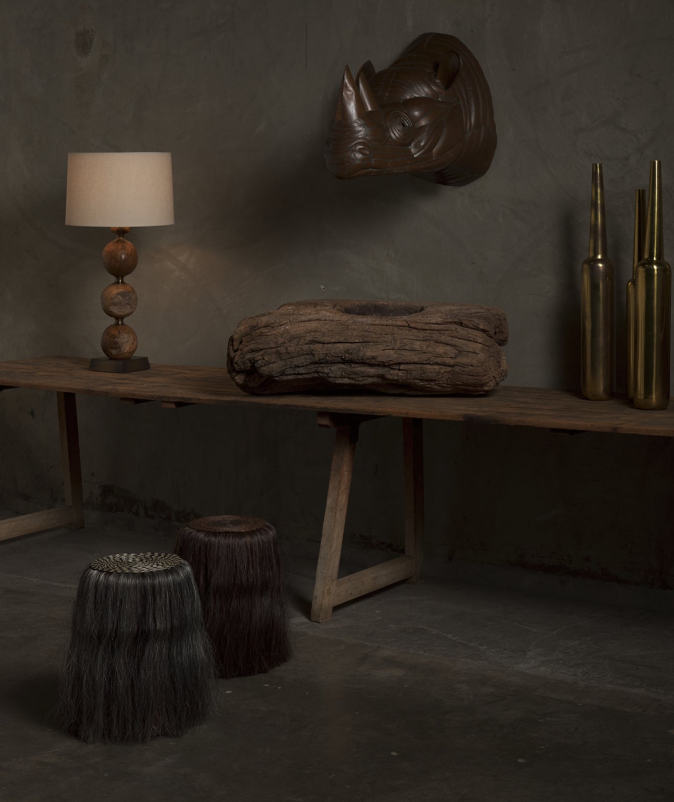 HORSEHAIR STOOL BY Aldo Álvarez Tostado