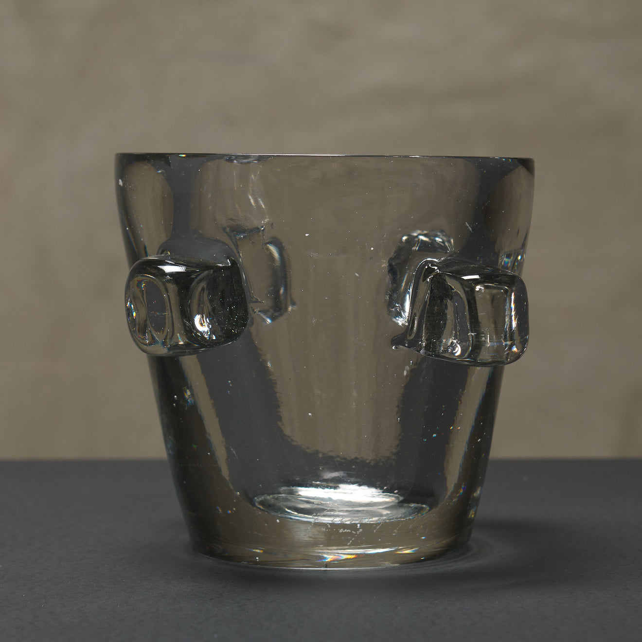 ARCHITECT PEDRO RAMIREZ VASQUEZ (1919-2013) CAST CRYSTAL ICE BUCKET