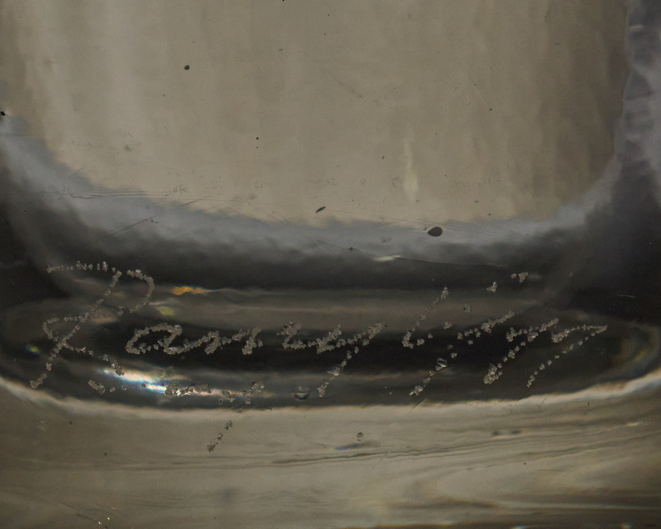 ARCHITECT PEDRO RAMIREZ VASQUEZ (1919-2013) CAST CRYSTAL ICE BUCKET