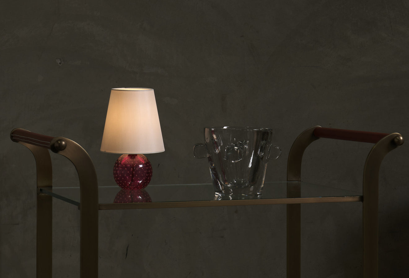 ARCHITECT PEDRO RAMIREZ VASQUEZ (1919-2013) CAST CRYSTAL ICE BUCKET