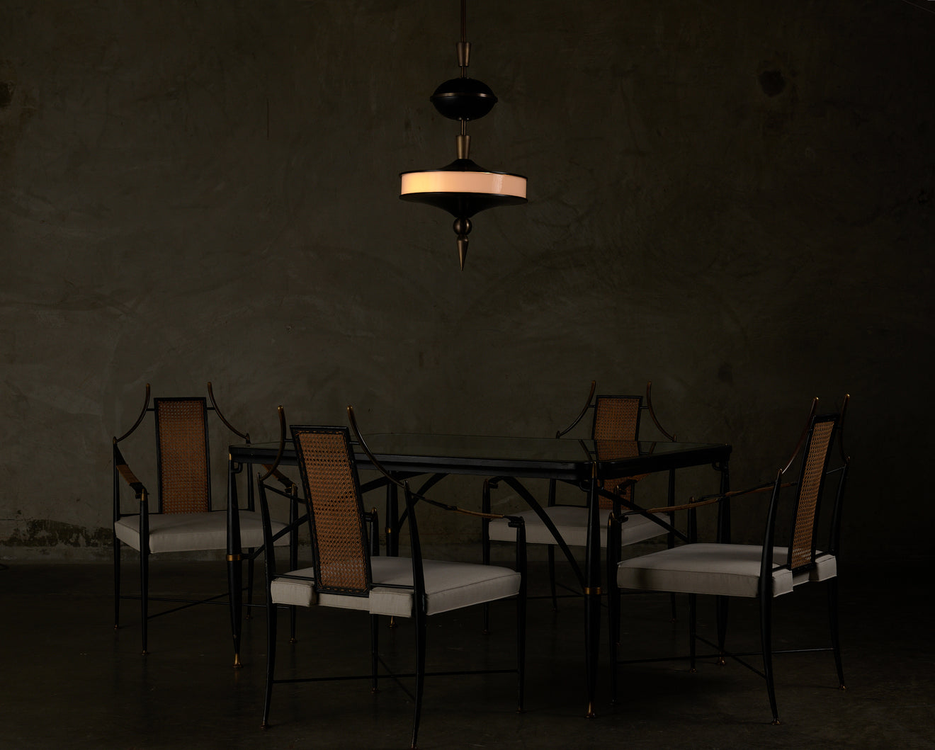 ARTURO PANI FOUR CHAIR DINING SET