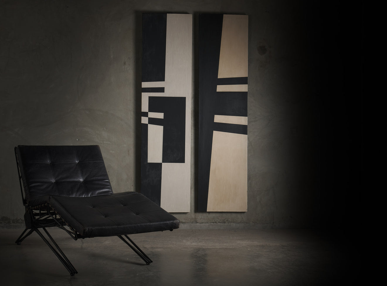 'ASCENSION VI' DIPTYCH BY SEAN SCHERER (B. 1968), SIGNED
