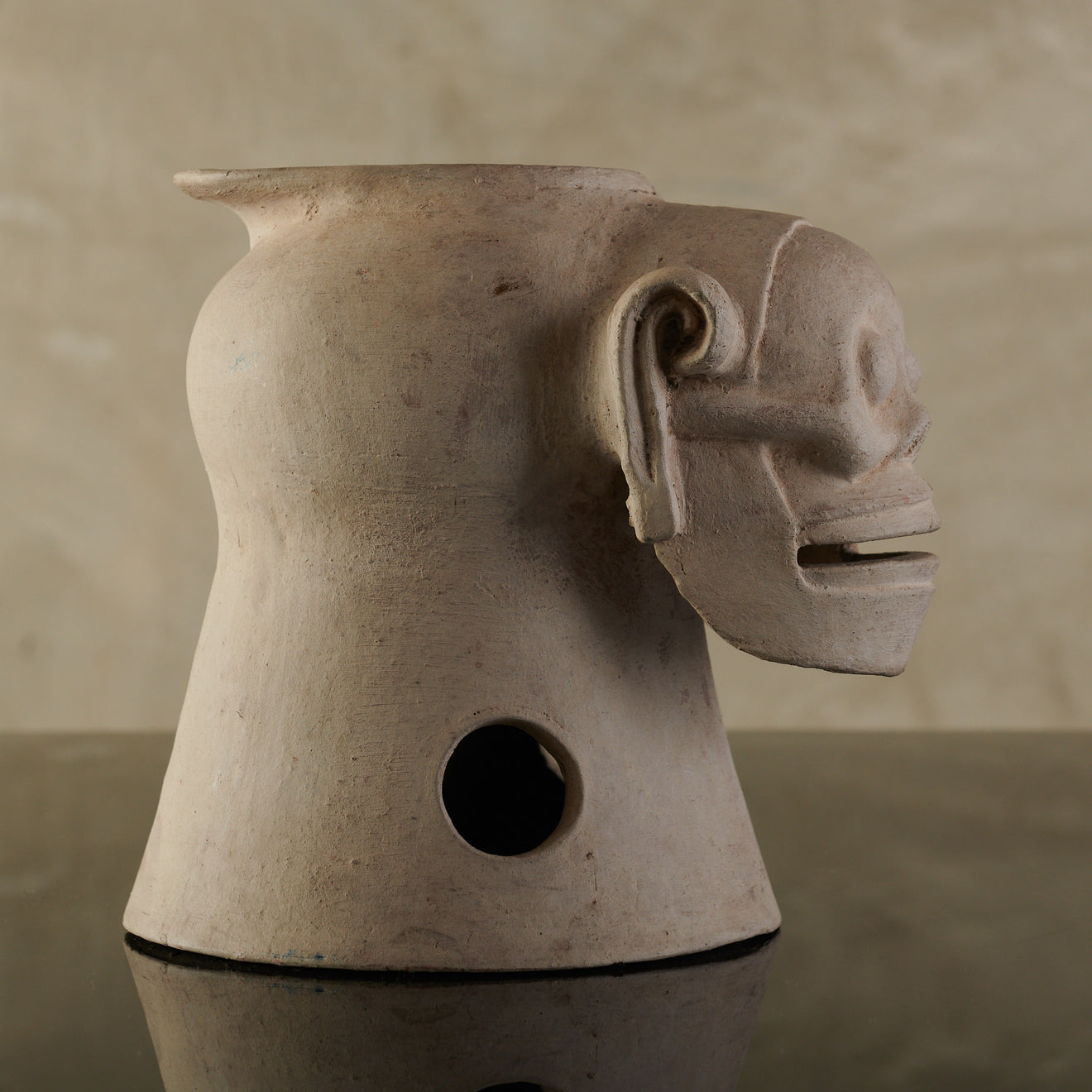 AZTEC REVIVAL CLAY VESSEL