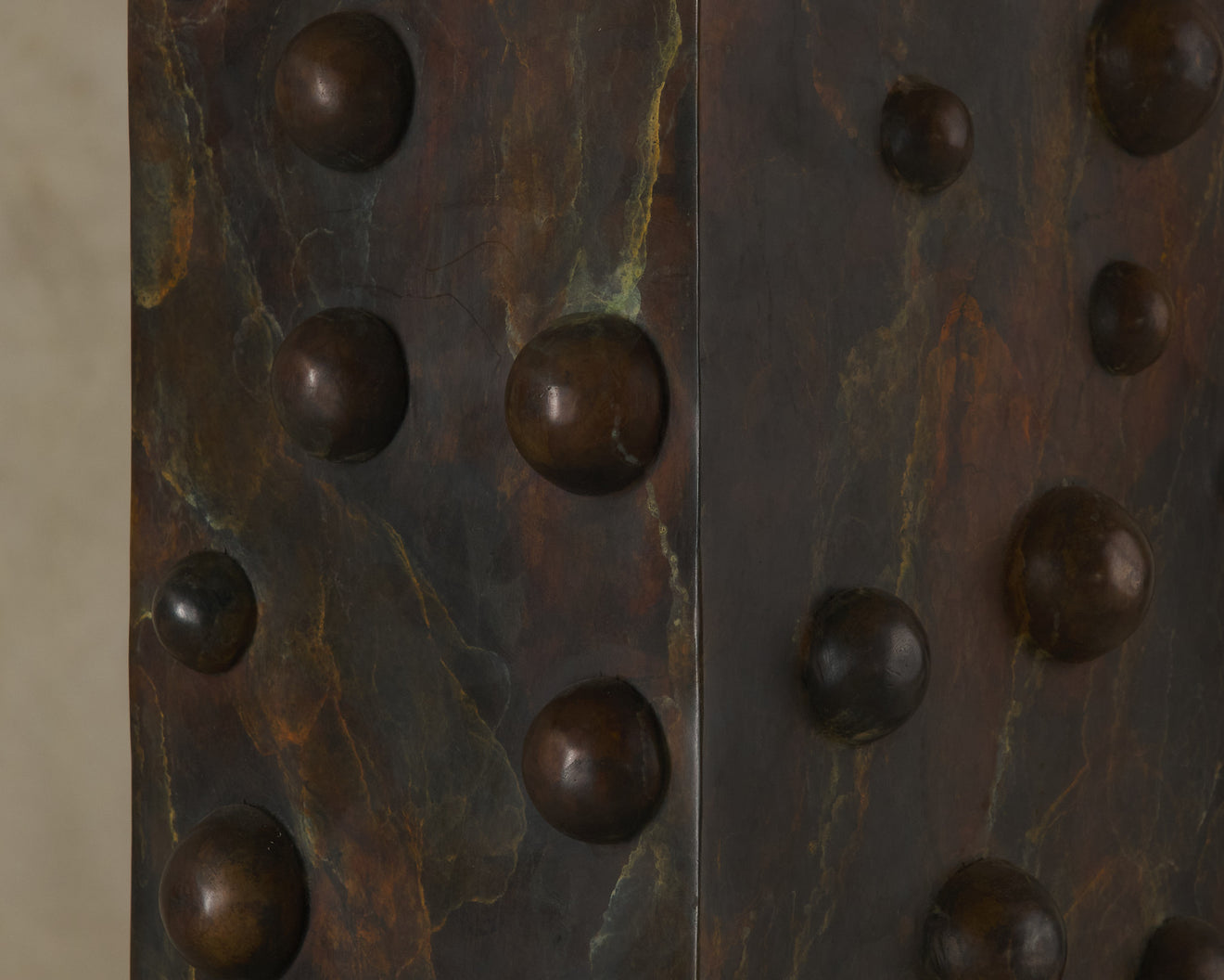 BCW MARBLED VERTICAL STUDDED LAMP BY LIKA MOORE