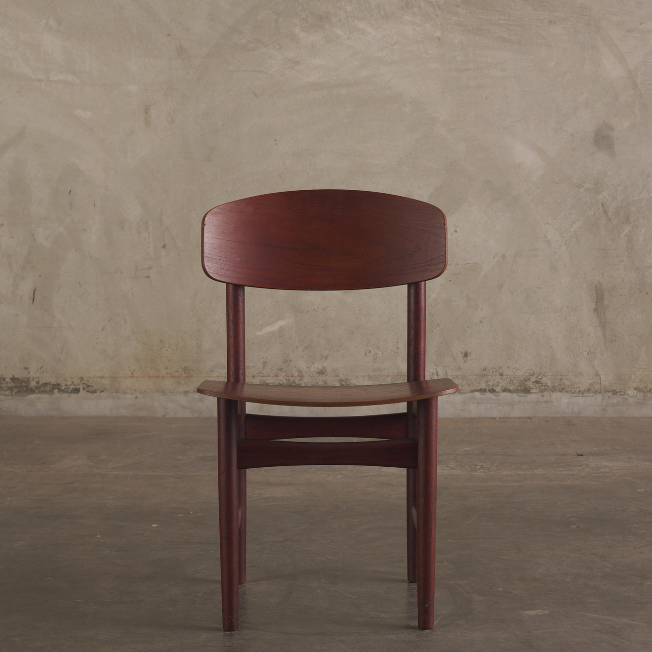 SET OF FOUR BORGE MOGENSEN DINING CHAIRS