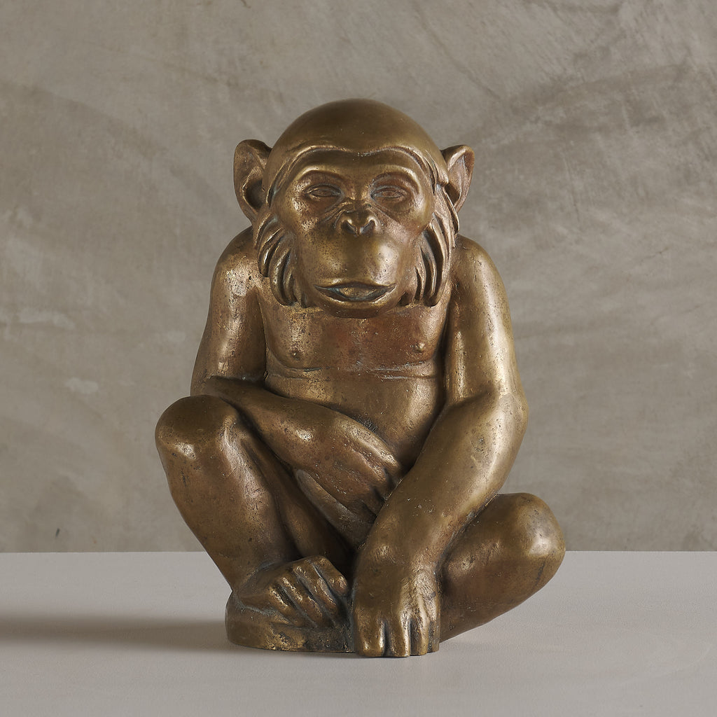 バンクシー 2G TOKYO MONKEY SIGN BRONZE STATUE Monkey Sign