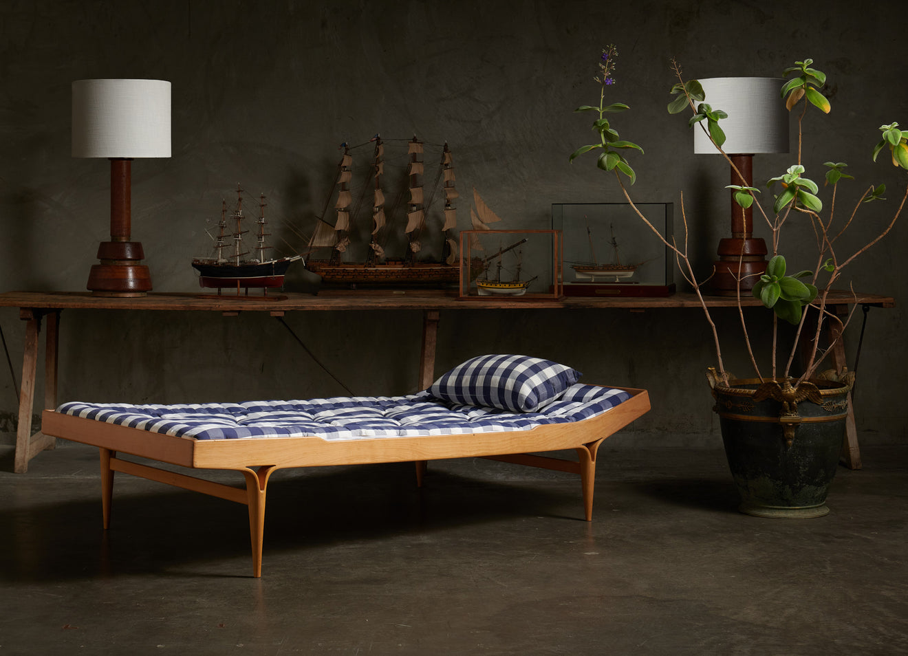 BRUNO MATHSSON DAYBED STAMPED KARL MATHSSON, 1968