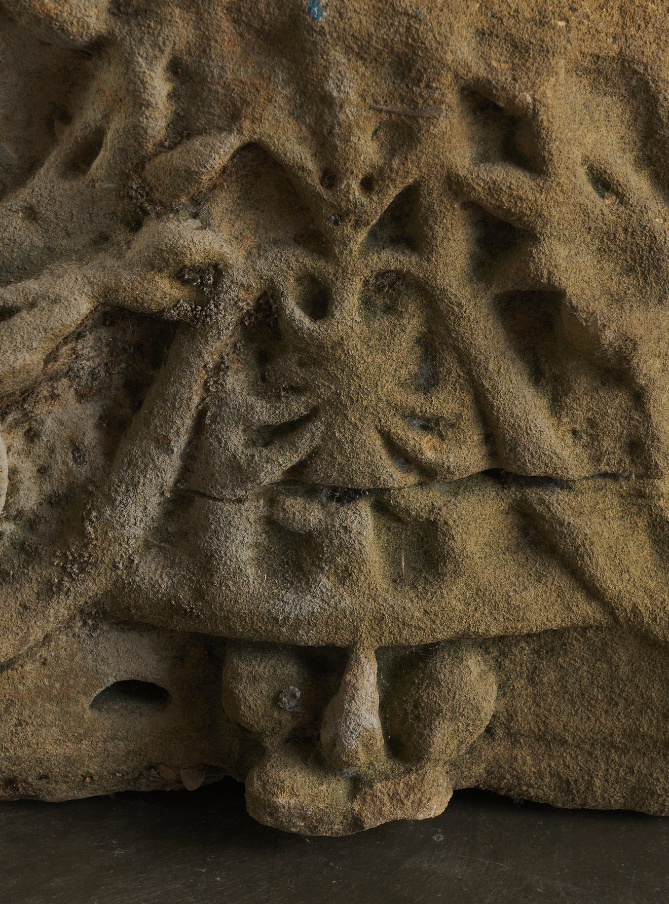 CARVED CAPITAL LIMESTONE FRAGMENT(s)