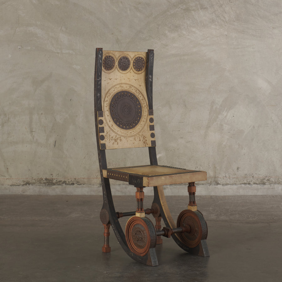CARLO BUGATTI SIDE CHAIR, ITALY, c1902