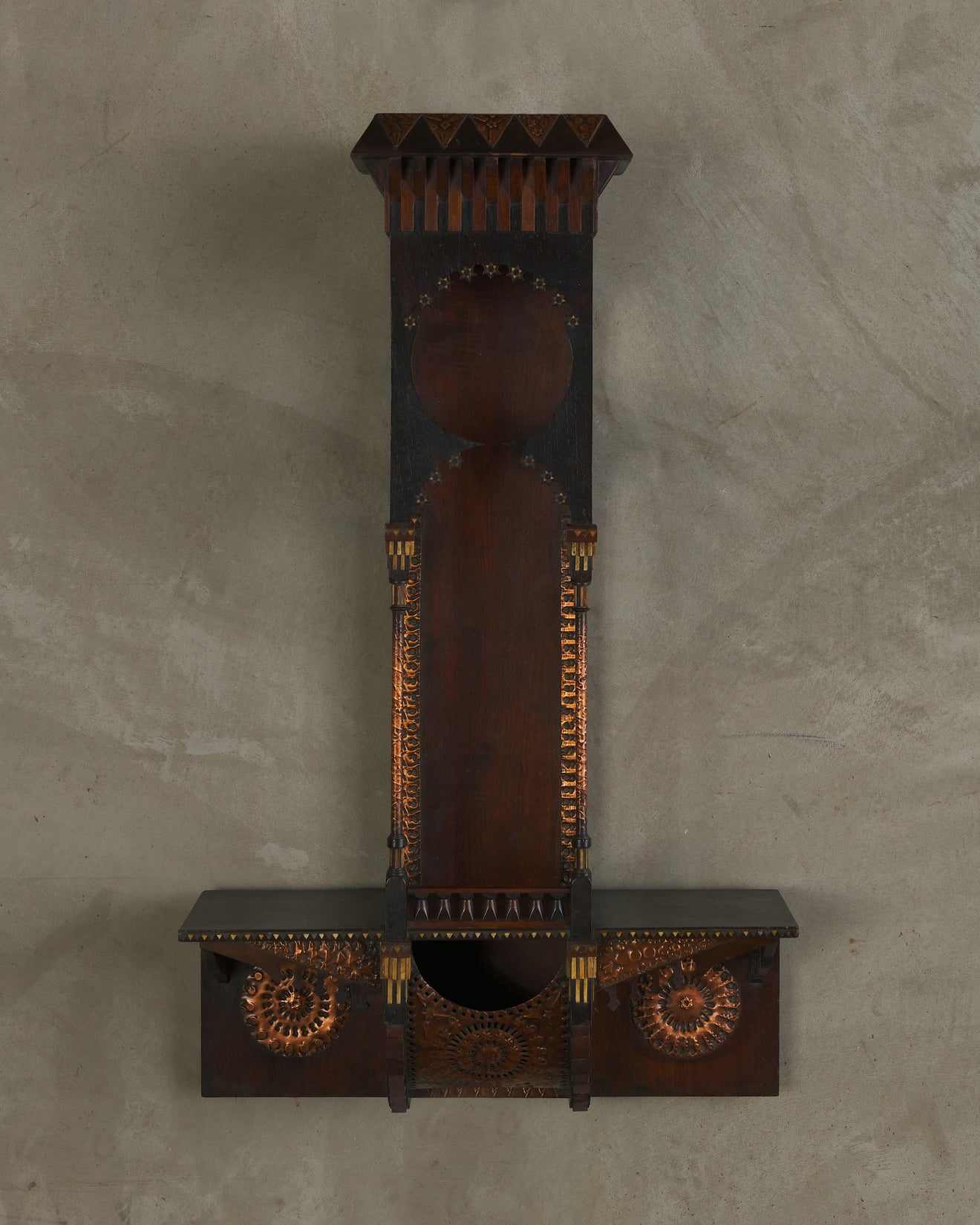 CARLO BUGATTI WALL SHELF