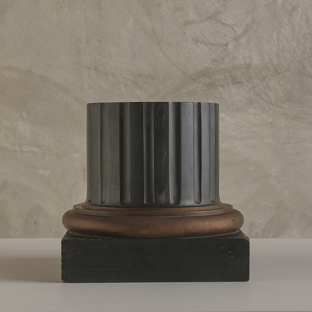 CARVED WOOD COLUMN BASE