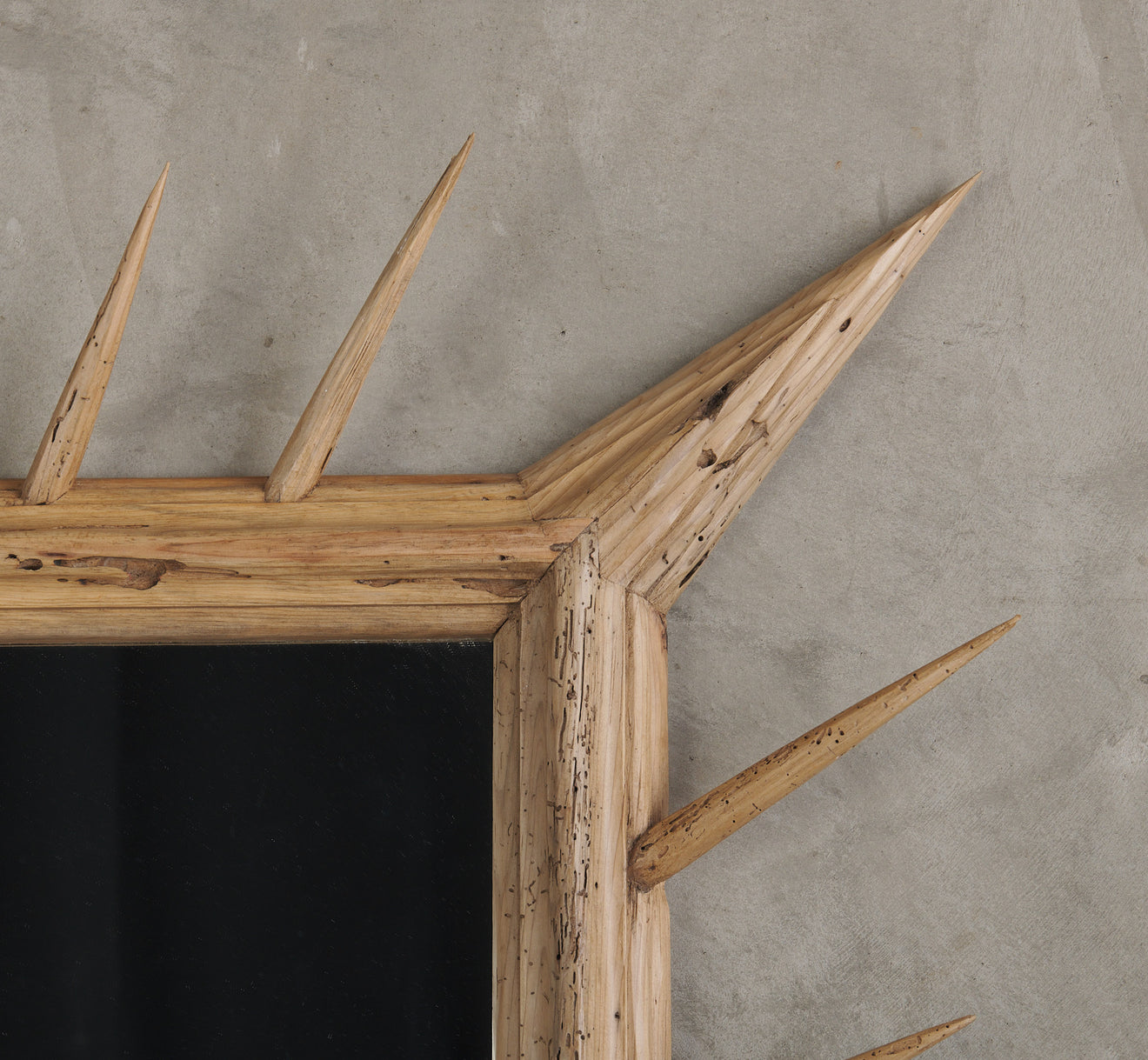 CHERAN SPIKED MIRROR FRAME BY MIKE DIAZ