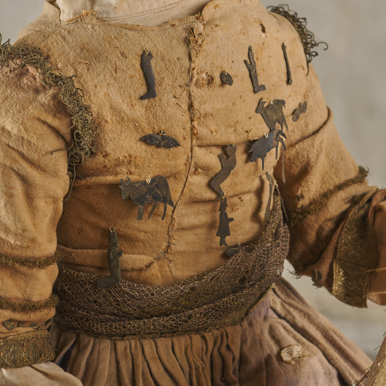 CHURCH FIGURE OF SANTIAGO MATAMOROS UPON HIS STALLION