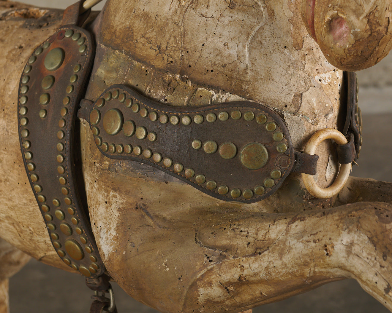 CHURCH FIGURE OF SANTIAGO MATAMOROS UPON HIS STALLION