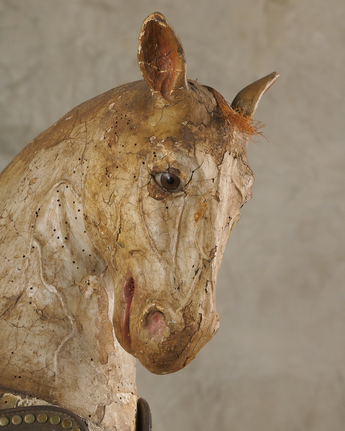 CHURCH FIGURE OF SANTIAGO MATAMOROS UPON HIS STALLION