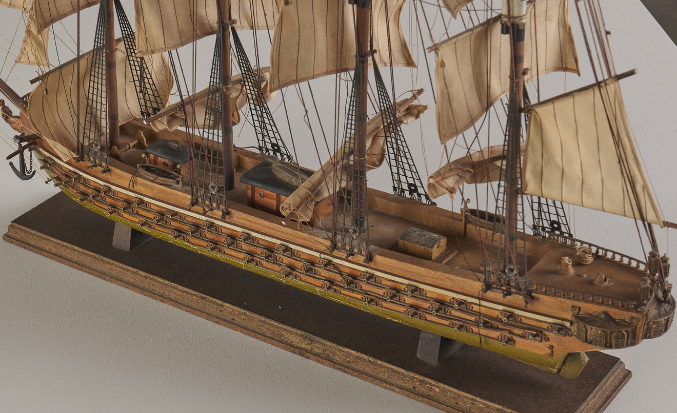 COLLECTION OF FINE WOOD SHIP MODELS