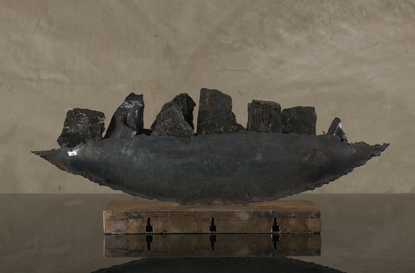DEMOCRACY BLACK BOAT BY DIANE TINTOR