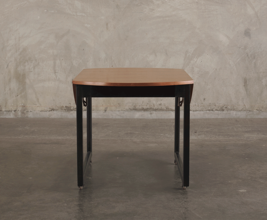 DUNBAR DROP-LEAF WORK TABLE, USA, c1960