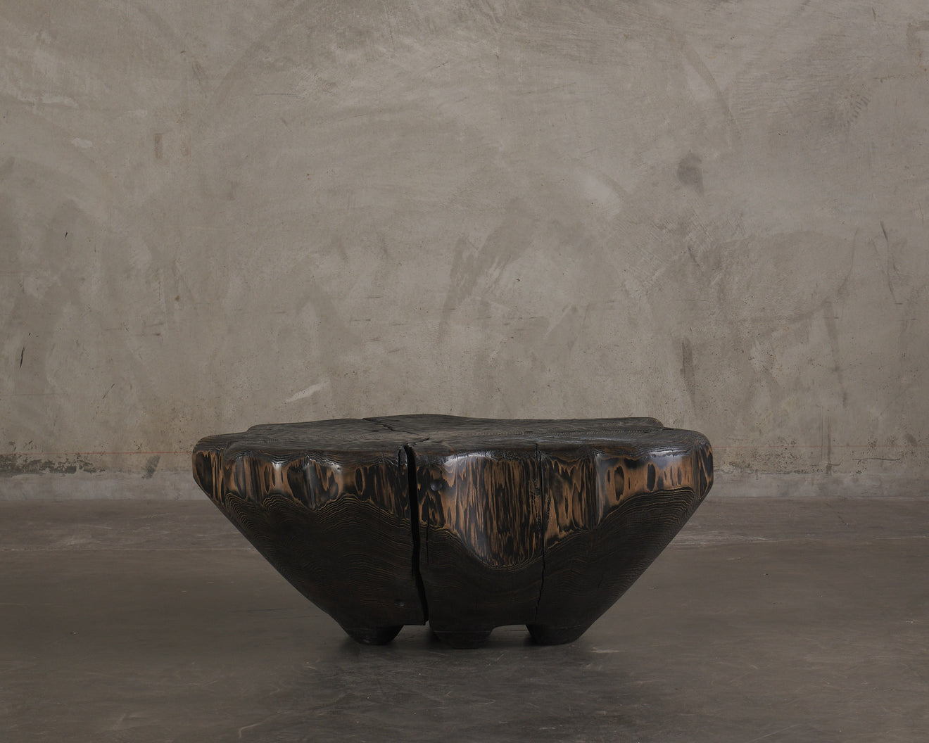 EBONY CEDAR COFFEE TABLE BY DAN POLLOCK