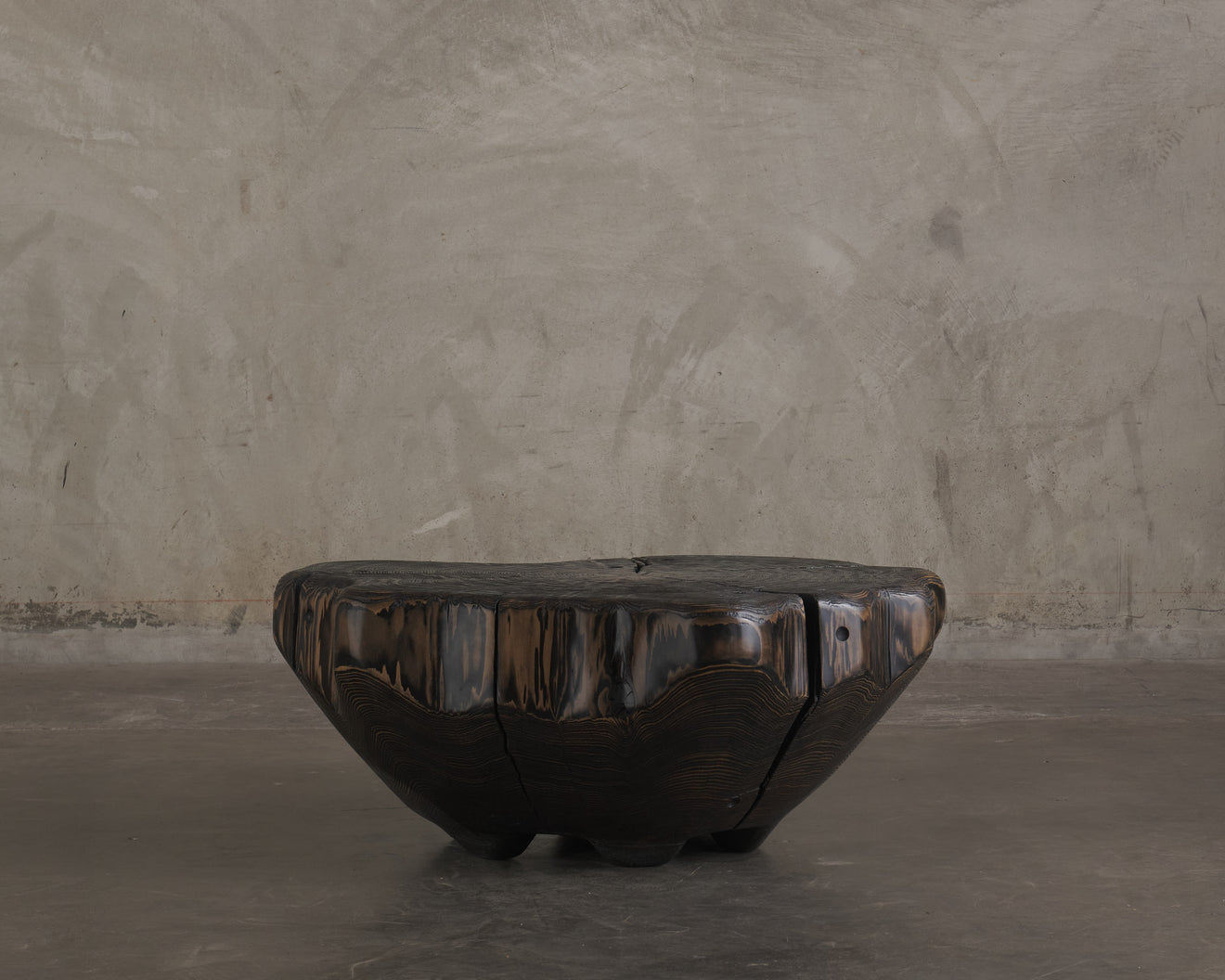 EBONY CEDAR COFFEE TABLE BY DAN POLLOCK