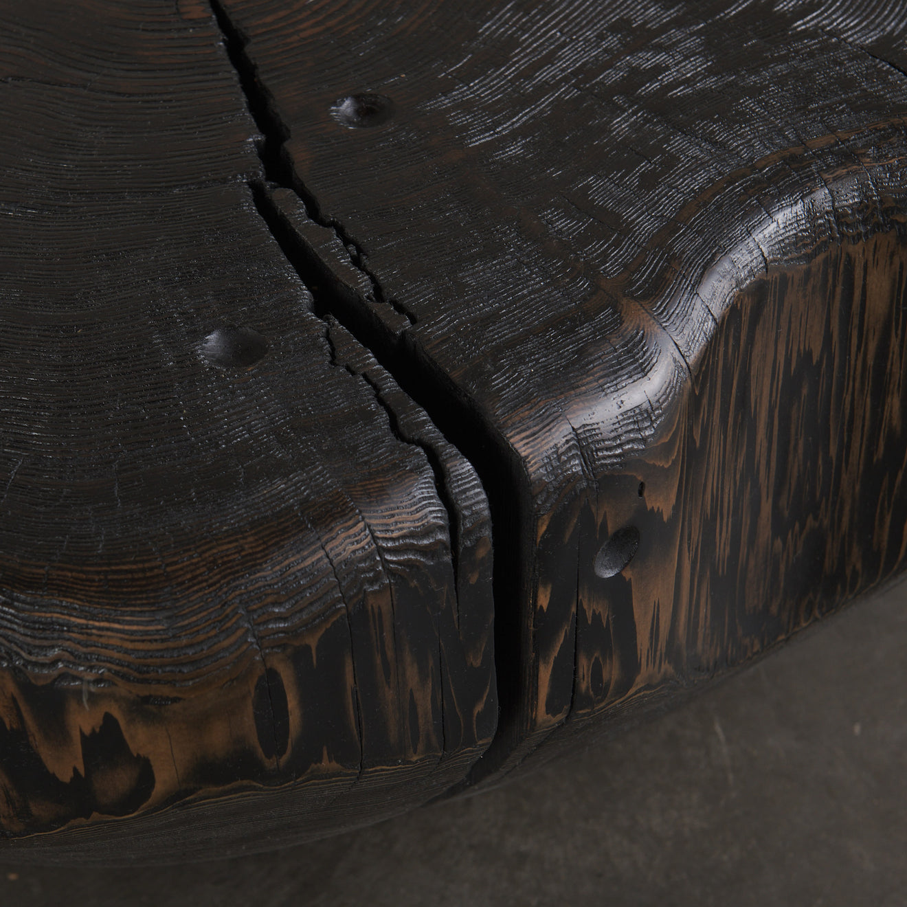 EBONY CEDAR COFFEE TABLE BY DAN POLLOCK