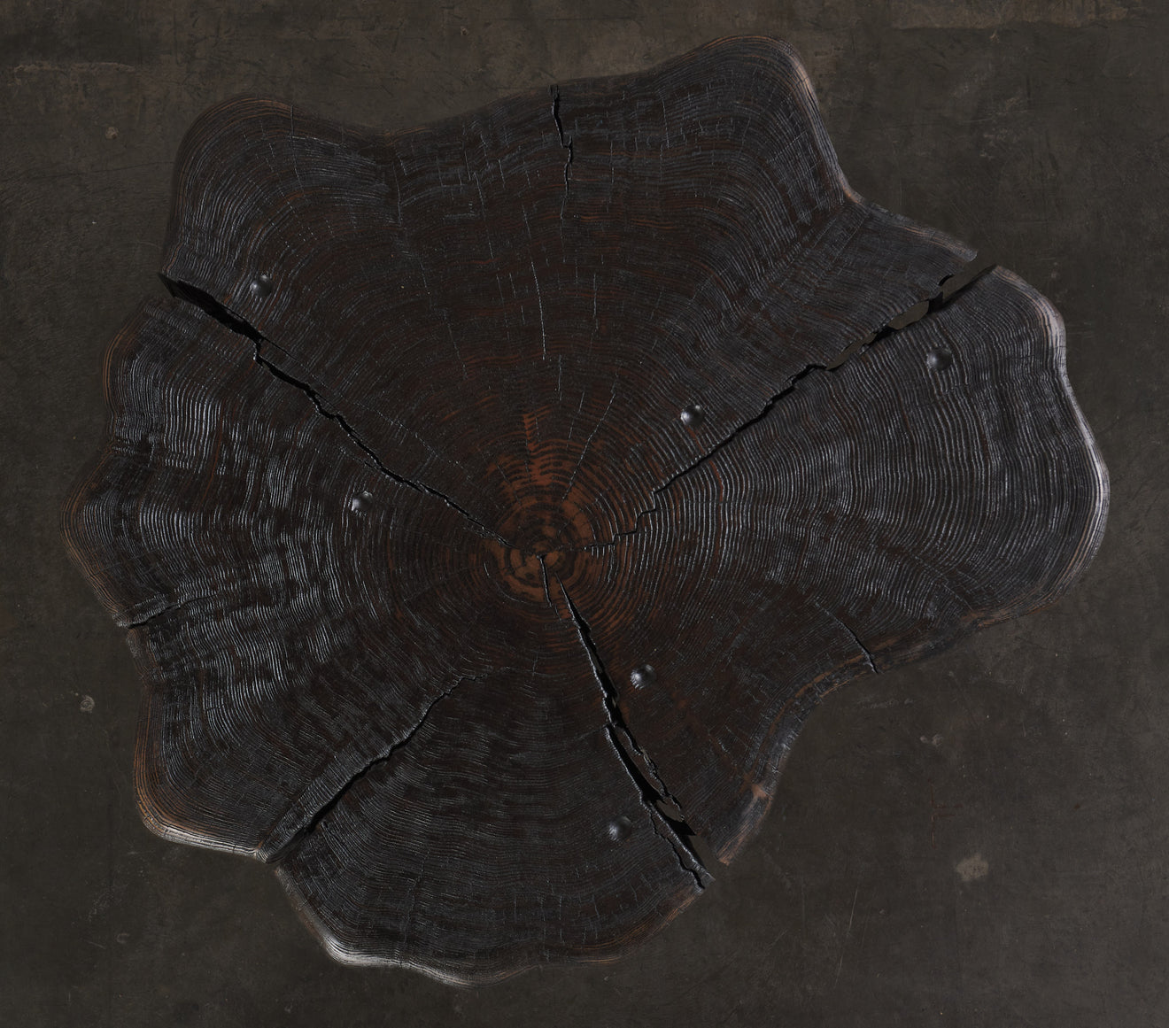 EBONY CEDAR COFFEE TABLE BY DAN POLLOCK