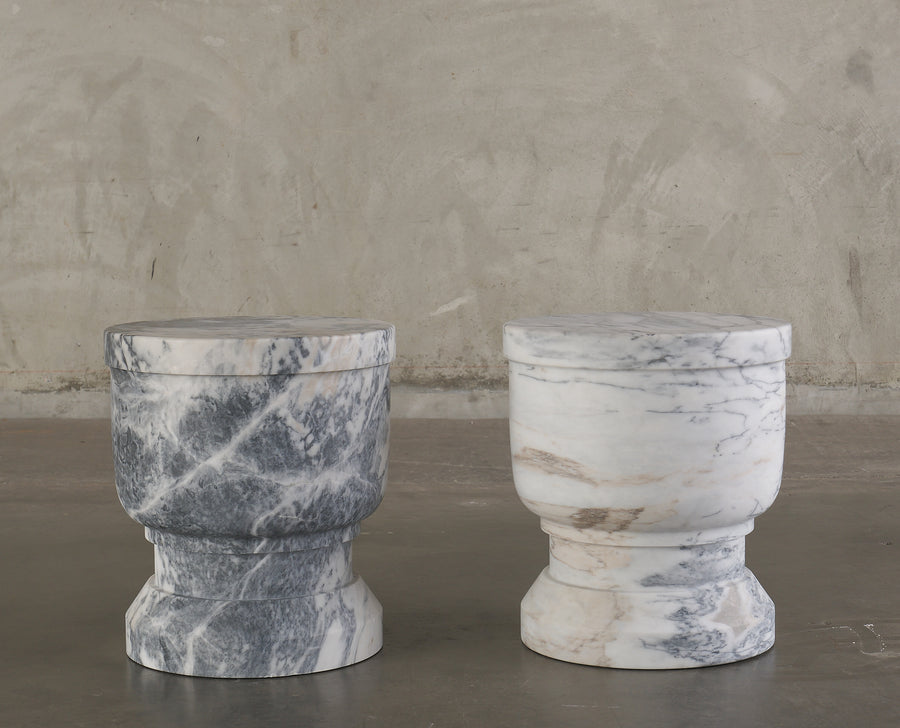 CARRERA MARBLE SIDE TABLE
