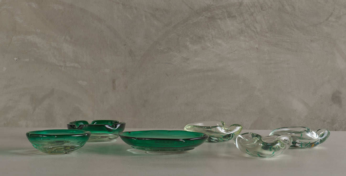 ALFREDO BARBINI FISH BOWL(s), MURANO, 1960