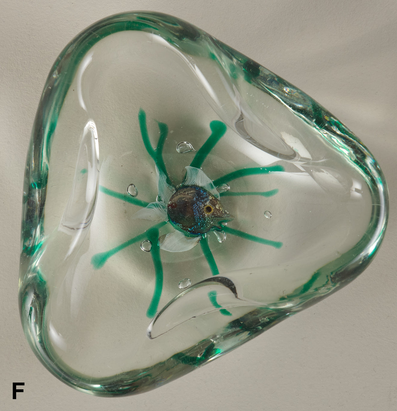 ALFREDO BARBINI FISH BOWL(s), MURANO, 1960