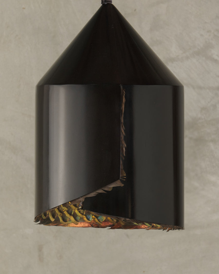 FEATHER PENDANT LAMP BY VALERIE DEKEYSER