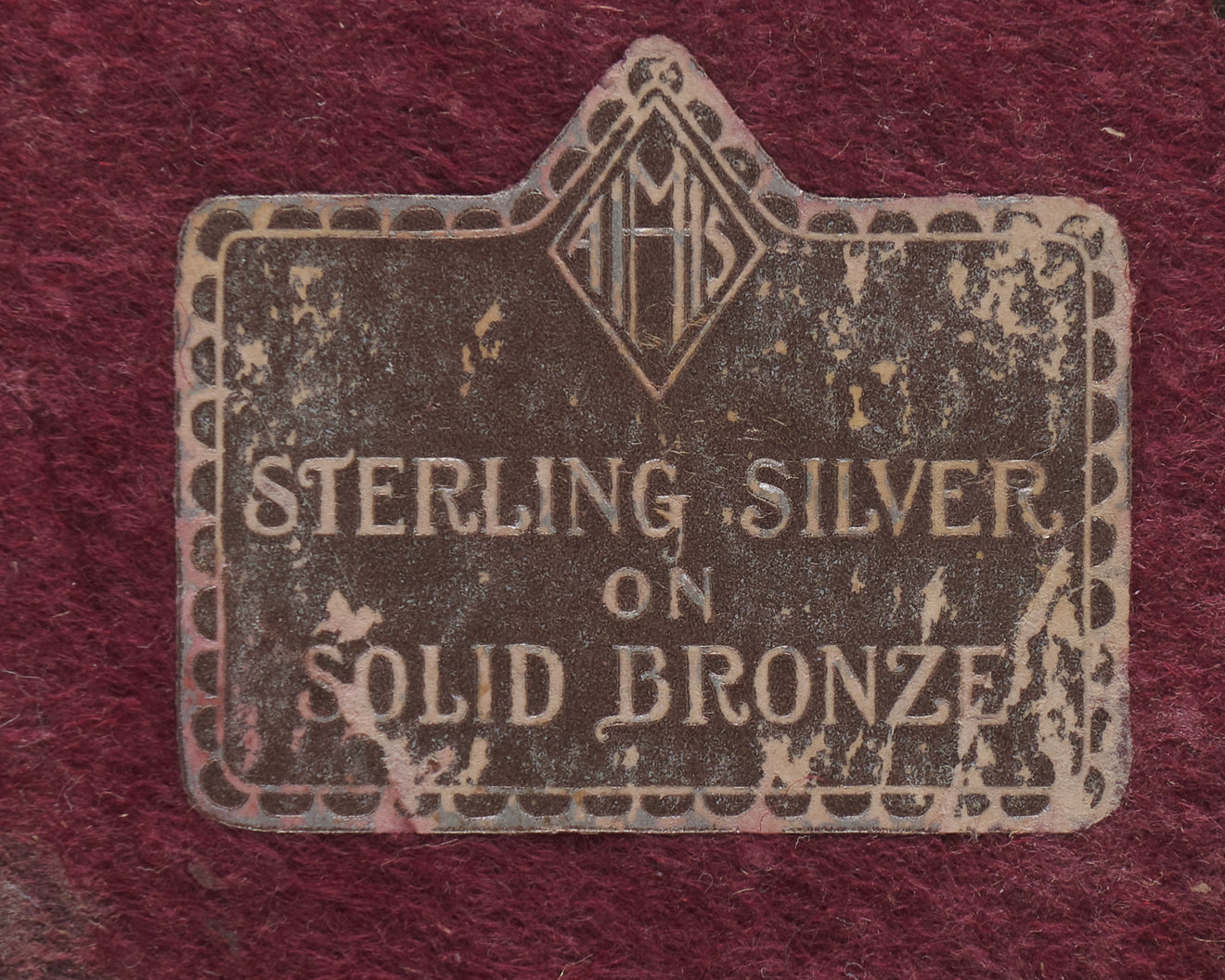 HEINTZ ART METAL SHOP, BIRDS OF PARADISE WITH SILVER INLAY DESK LAMP, 1915