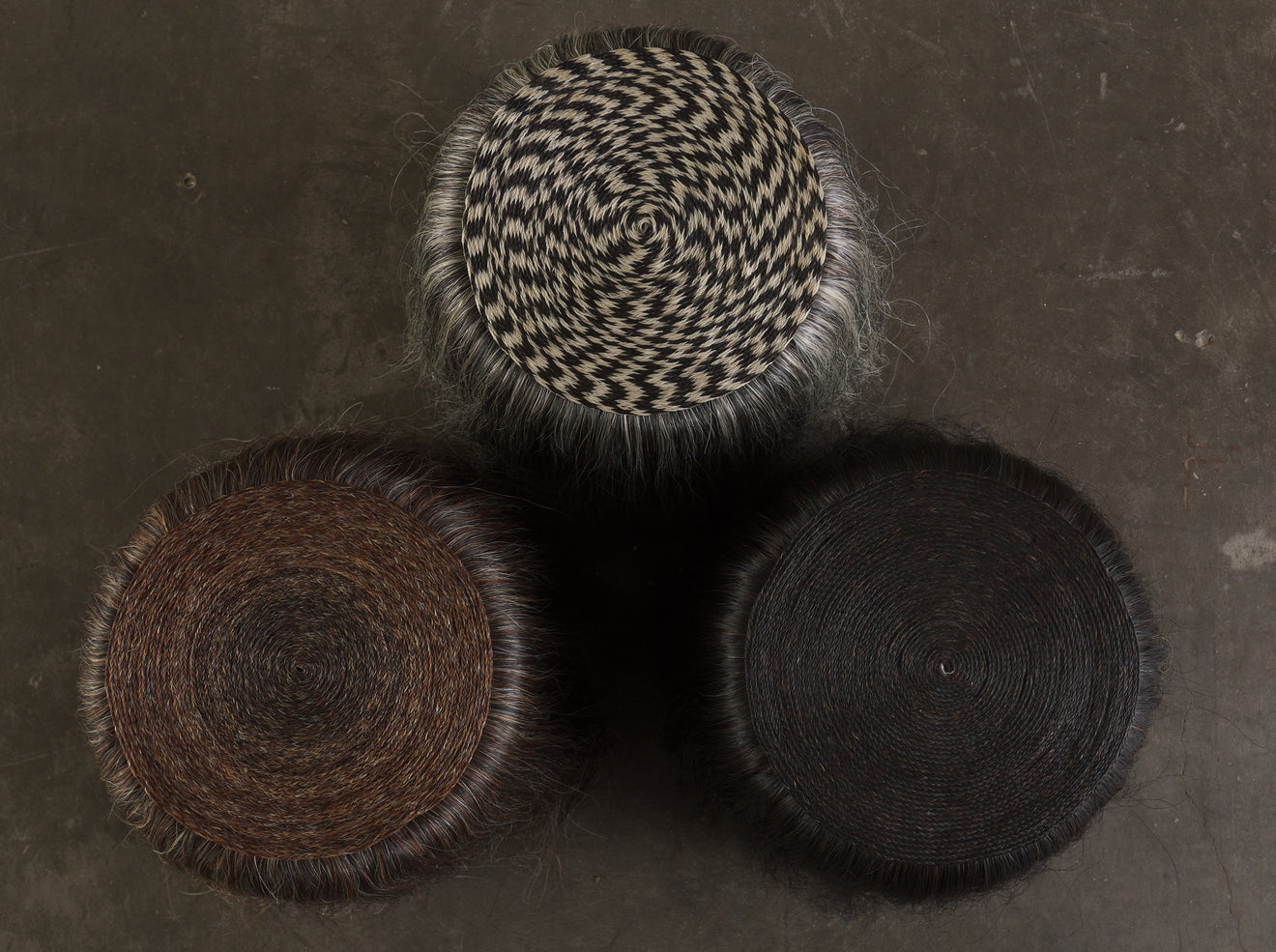 HORSEHAIR STOOL BY Aldo Álvarez Tostado