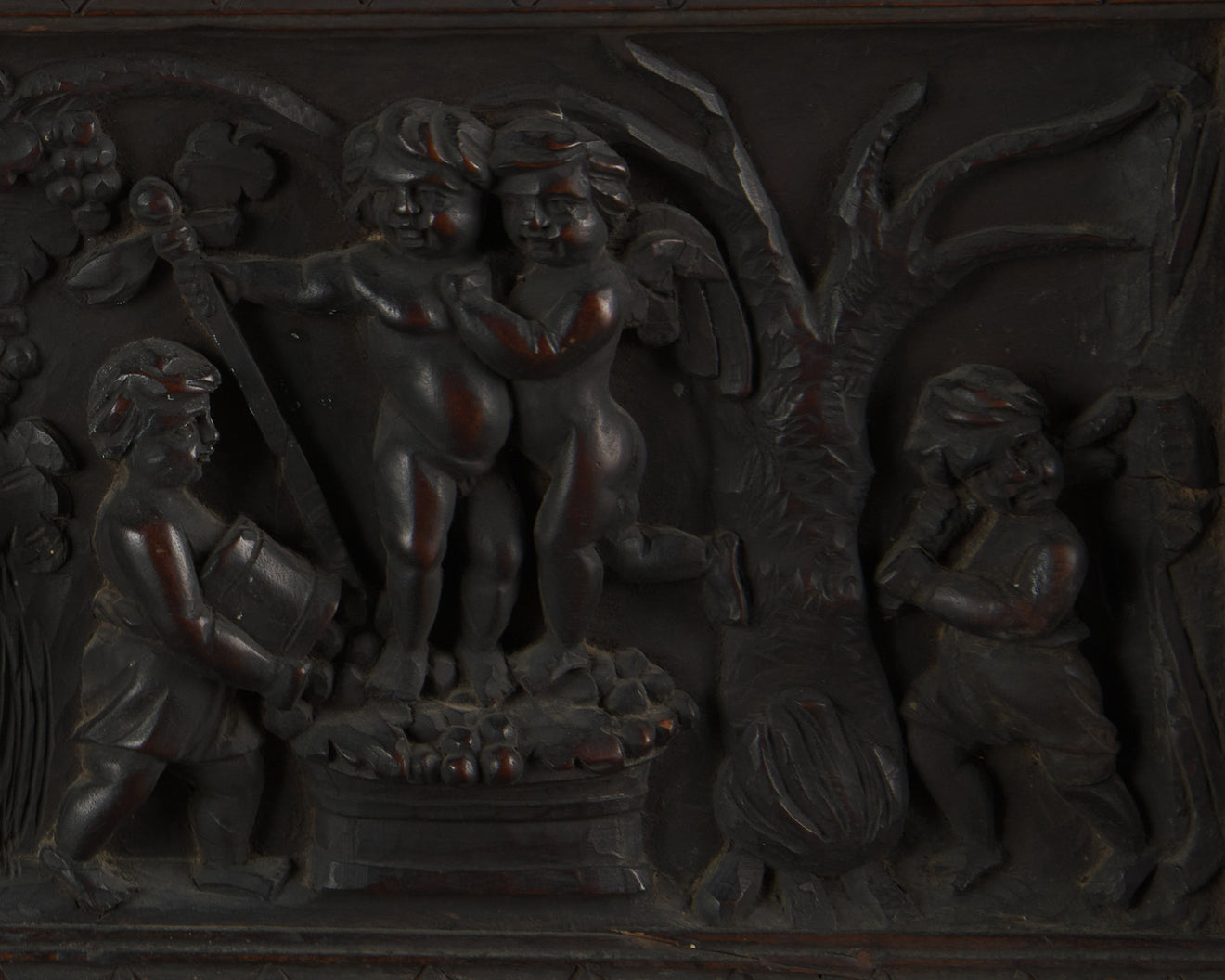 17th C CARVED CASSONE
