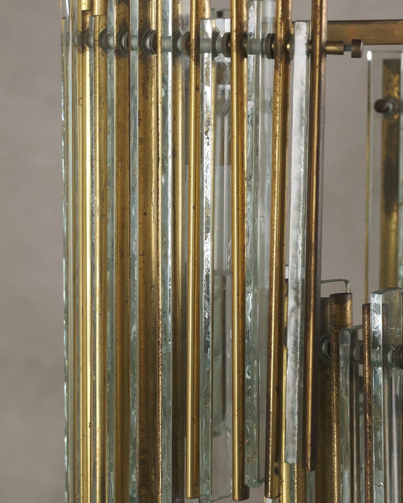 ITALIAN GLASS CHANDELIER