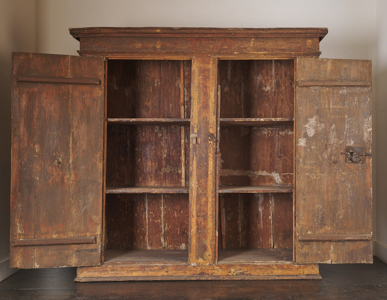 ITALIAN PAINTED ARMOIRE, c1820