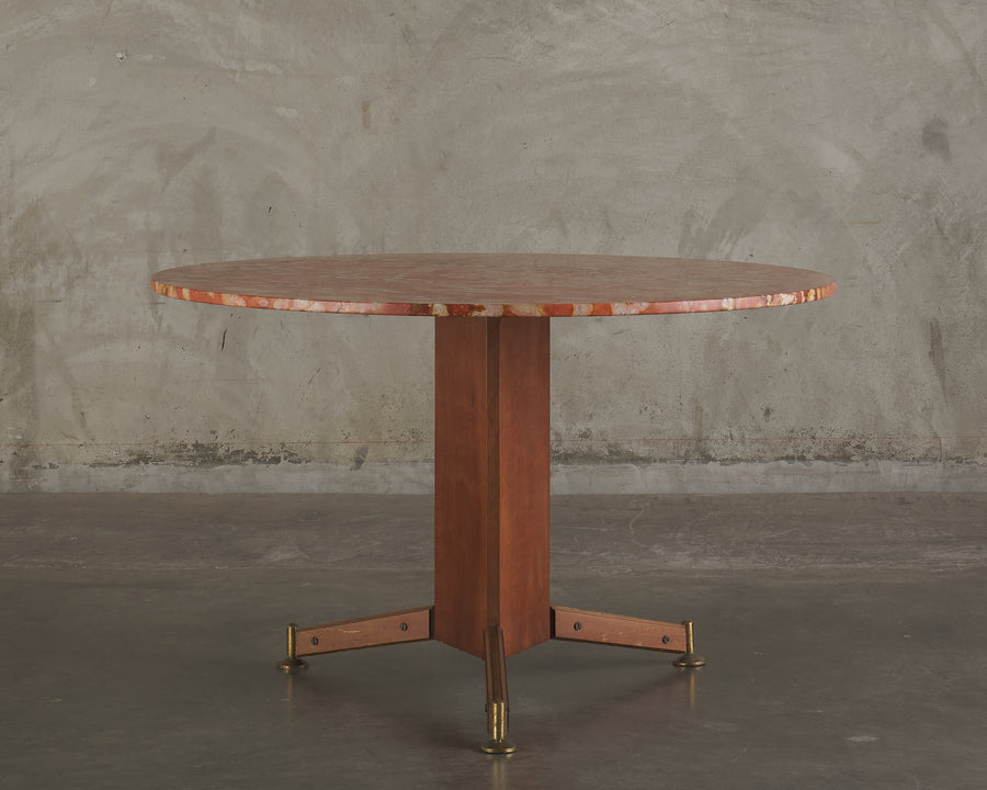 ITALIAN PEDESTAL DINING TABLE, C1950