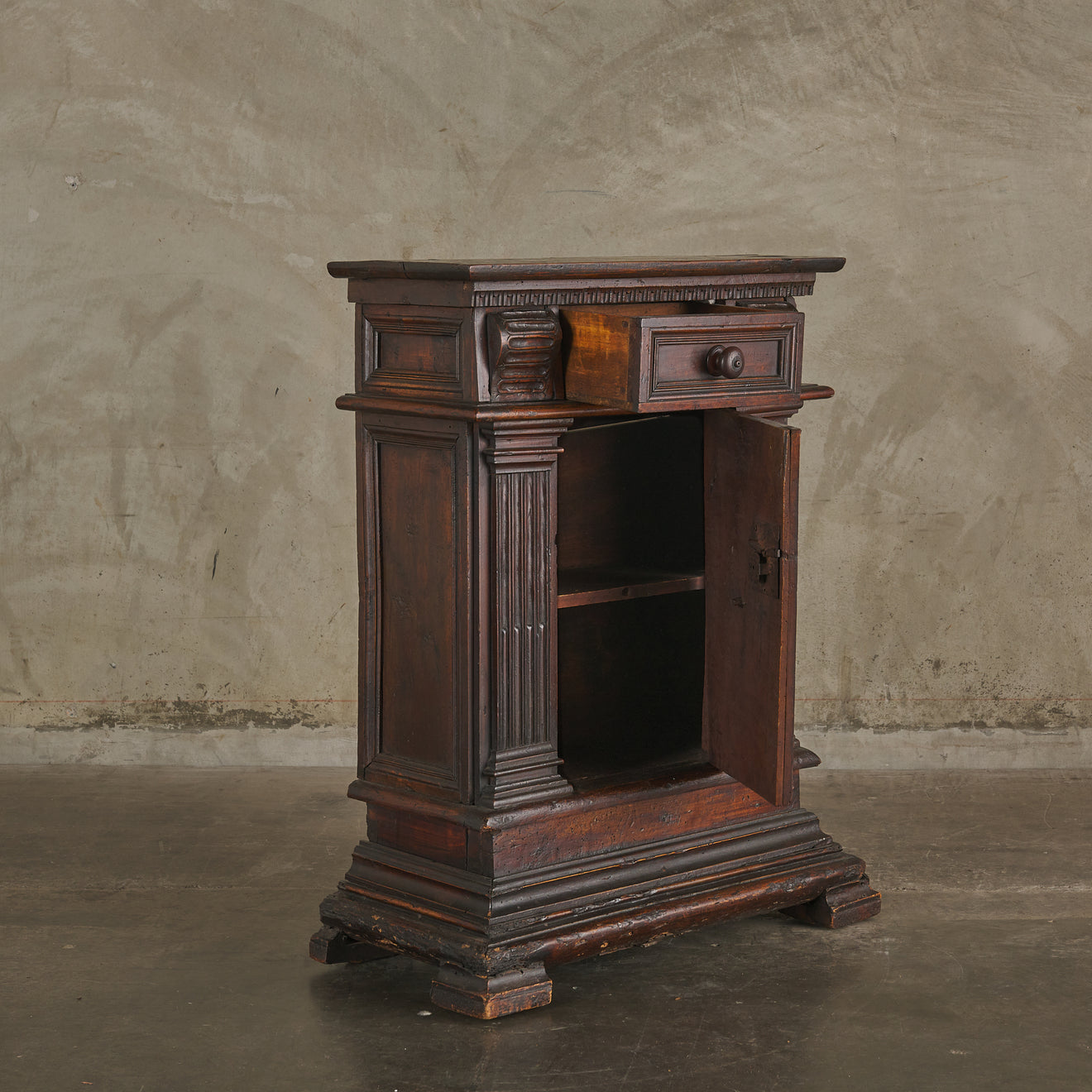 ITALIAN WALNUT CABINET