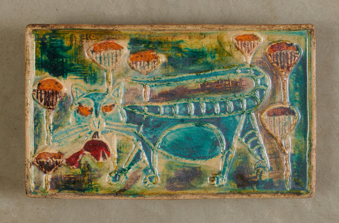 JOHANN LIPP MERING CERAMIC RELIEF PLAQUE