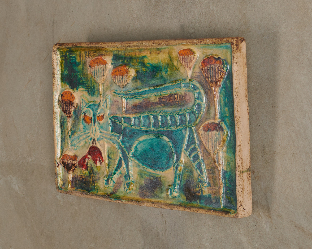 JOHANN LIPP MERING CERAMIC RELIEF PLAQUE