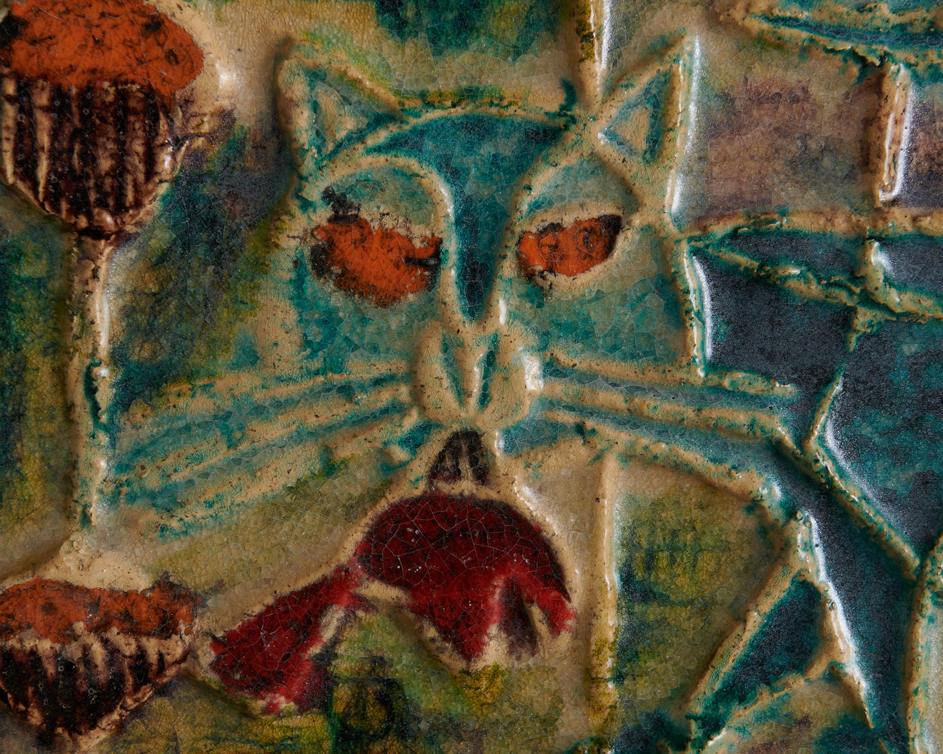 JOHANN LIPP MERING CERAMIC RELIEF PLAQUE