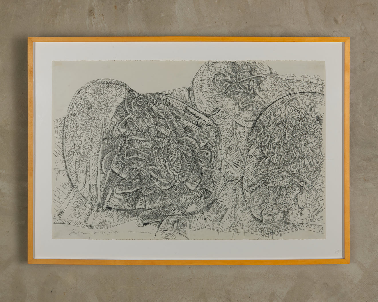 JOSE LUIS CUEVAS (1934-2017) MERCADO DE CARNE EN HAMBURGO II