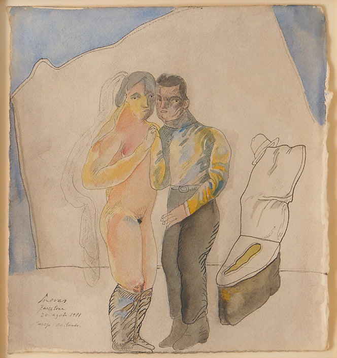 José Luis Cuevas, 1934-2017, Couple Dancing