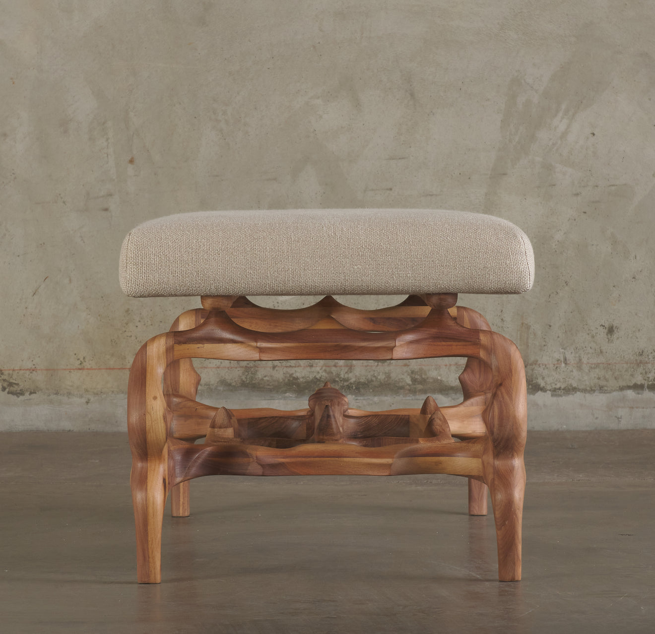 LARGE STOOL DESIGNED BY VICTOR ROMAN MANUFACTURED BY ATELIER(ER)